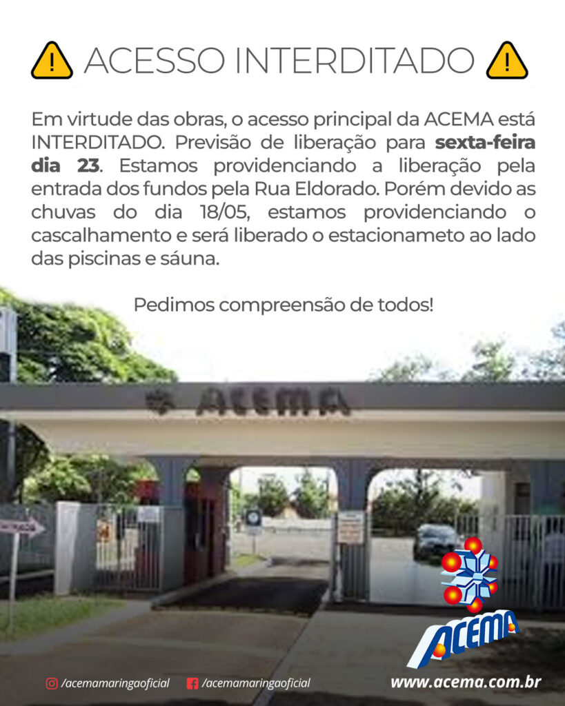 ACESSO INTERDITADO